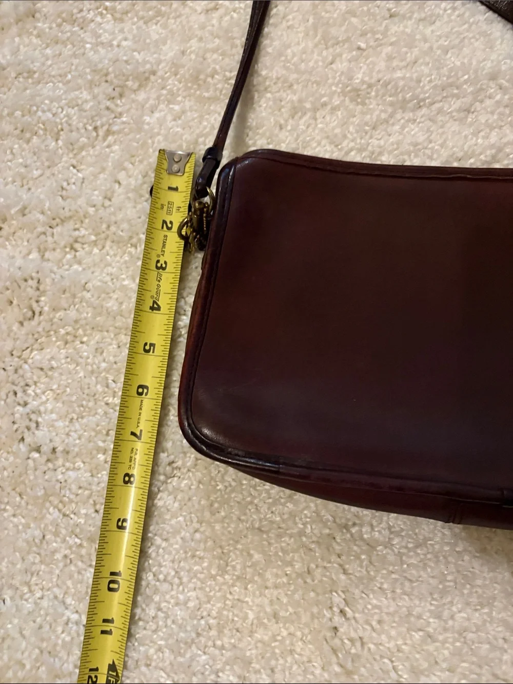 Coach vintage - Dark Brown zipper closure bag